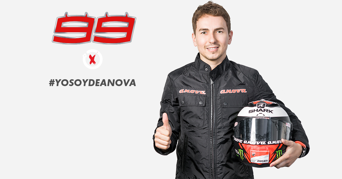 Anova, nuevo patrocinador de Jorge Lorenzo